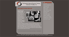 Desktop Screenshot of orthopedicmanualphysicaltherapy.com