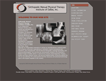 Tablet Screenshot of orthopedicmanualphysicaltherapy.com